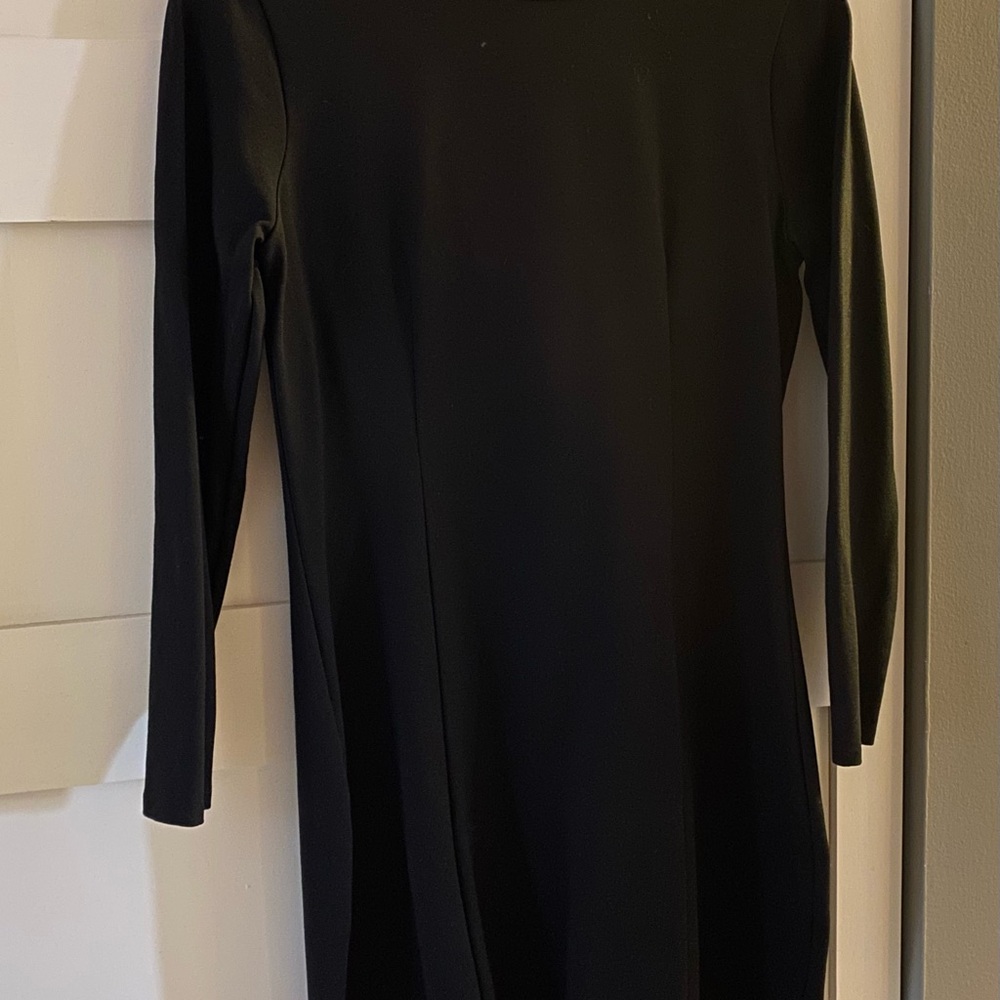 JCREW Casual Black Long Sleeve Dress